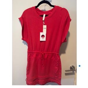 NEW WITH TAGS! Daily Practice Anthropology Red Mini Dress Size: XS